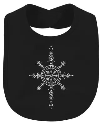 Imagen del producto de Vegvísir vikingo, brújula, runas, mitología nórdica, Aegishjálmur, para bebé, color , talla única