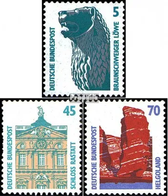 Produktbild von Briefmarken BRD (BR.Deutschland) 1990 Mi 1448,1468-1469 (kompl.Ausgabe) postfrisch Sehenswürdigkeiten (VII)