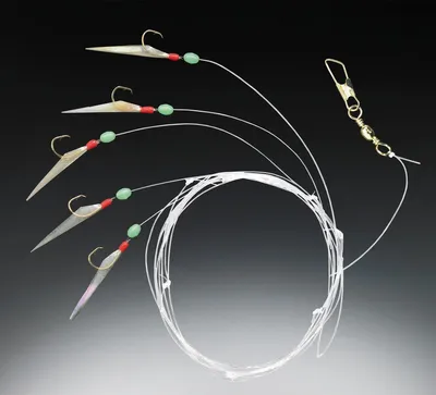 Produktbild von Balzer Heringssystem mit 5 Circle Haken Gr. 6 - Heringsvorfach