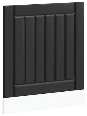 Produktbild von vidaXL Geschirrspülerblende Lucca Schwarz Holzwerkstoff