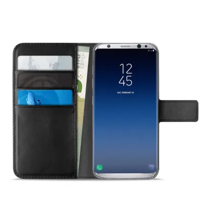 Immagine prodotto di Portafoglio in ecopelle nero per Samsung Galaxy S9