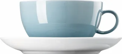 Produktbild von Thomas Sunny Day Soft Blue Cappuccinotasse 2tlg