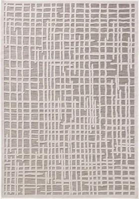 Produktbild von benuta In- & Outdoor Teppich Flora Grau 320x420 cm Teppich Wohnzimmer Outdoorteppich Rechteckig Muster Kurzflor