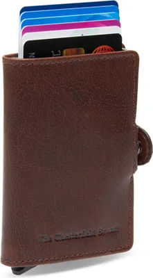 Produktbild von The Chesterfield Brand Leder Kartenetui Albury Cardholder Brown dunkelbraun