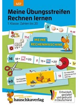 Immagine prodotto di Meine Übungsstreifen Rechnen lernen - 1. Klasse: Zahlen bis 20
