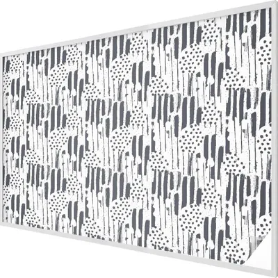 Zdjęcie produktu dla Folia witrażowa - 146x200 cm - wzór witrażowy - nieprzezroczysta dekoracyjna folia do ochrony prywatności - samoprzylepna, ochrona UV - paski i kropki
