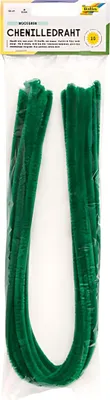 Immagine prodotto di Folia 77853 Filo di ciniglia - 8 mm, 10 pezzi, verde muschio