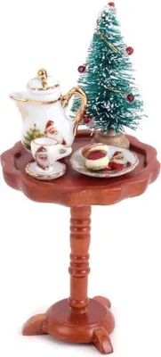 Immagine prodotto di Miniatura natalizia in porcellana, decorata, 10,5 cm