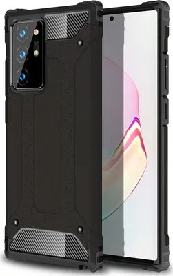 Produktbild von Mobigear Outdoor  Samsung Galaxy Note 20 Ultra Hülle Hardcase Backcover Stoßfest - Schwarz