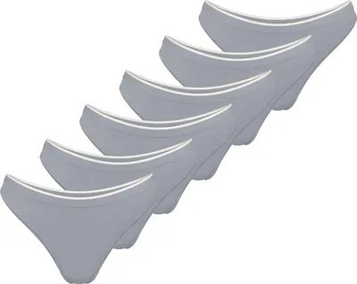 Produktbild von sloggi 6er Pack GO Sense Tanga Tanga im modernen puristischen Design, Super weich und komfortabel, Mit kleinem Heatseal Markenschriftzug über dem Beinabschluss