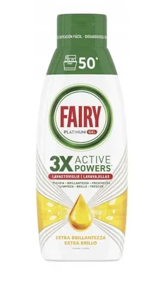 Zdjęcie produktu dla Fairy Platinum Żel do zmywarki, żółty, 900 ml