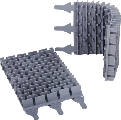 Produktbild von vhbw 2x Bürste Ersatz für Zodiac R0635904 für Poolroboter, Poolsauger - Aus Gummi, 23,9 x 12,8 x 4 cm