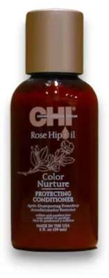 Produktbild von Chi Rose Hipoil Conditioner für Farbschutz, sanfte und nährende Formel, 59 ml, intensive Pflege für farbbehandeltes und glänzendes Haar