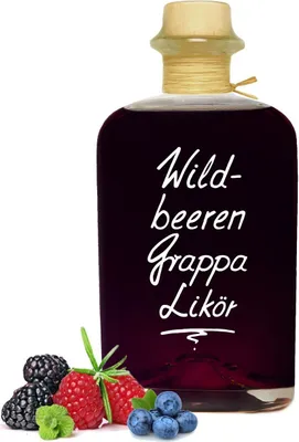 Produktbild von Wildbeeren Grappa Likör 0,7L beeindruckend aromatisch & opulent 20% Vol.