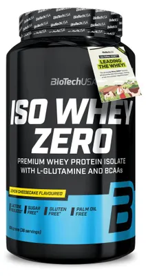Image de Whey Isolate - Biotech USA - Iso Whey Zero (908g) - Saveur Cheesecake Citron