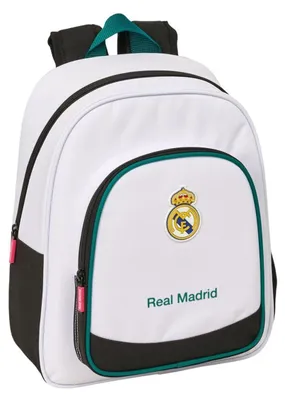Productafbeelding van Safta Real Madrid 26/27, kleine rugzak van 10 liter, wit. Geschikt voor kinderen, kleur wit, maat: one size