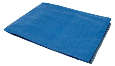 Produktbild von Wasserdichte Abdeckplane 2 x 3 m aus reißfestem Polyethylen mit Befestigungsösen