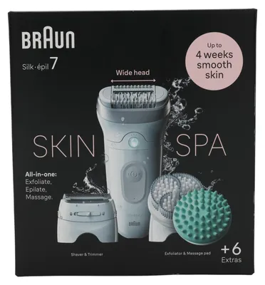 Immagine prodotto di Braun Silk-épil 7 7-081 epilatore 40 pinzette Bianco
