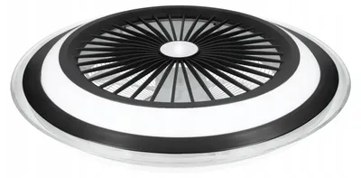Obrázek produktu pro Stropní ventilátor Větrák Plafon Lampa Led 52 cm Velká aplikace Bluetooth