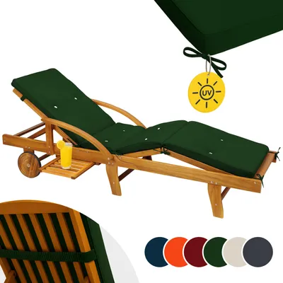 Immagine prodotto di Detex Cuscino Sdraio Imbottito Simil-lino Fascia di Sostegno Materassino Lettino Prendisole Giardino