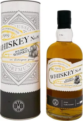 Produktbild von BVB Bourbon Whiskey 09 Borussia Dortmund + Box 500ml 40% Vol.