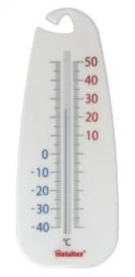 Produktbild von Thermometer 14 cm Weiß - Metaltex
