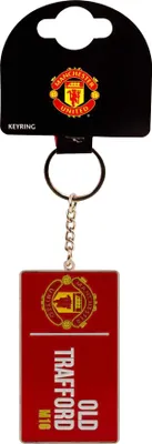 Obrázok produktu pre Manchester United FC - "Old Trafford" prívesok na kľúče, Street Sign GF837 (jedna veľkosť) (červená)