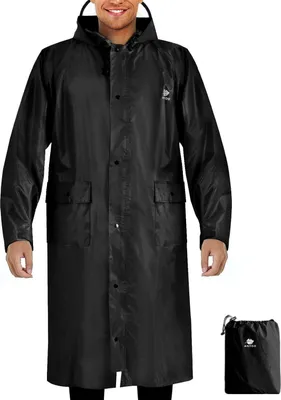 Produktbild von ANYOO Wasserdichter Regenponcho mit Kapuze für Radfahren und Camping