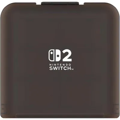 Image de Boîtier de protection et transport pour jeux - Nintendo Switch 2 - Hori - Antichoc - Anti-rayures - 24 rangements - Noir