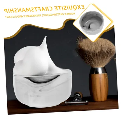 Obrázok produktu pre Miska na holenie z porcelánu s efektom mramoru