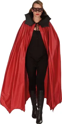 Produktbild von Roter Umhang mit Kragen