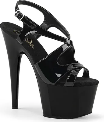 Produktbild von ADORE-730 Damen Sandale von Pleaser, Schwarz Lack , EU 39, US 9