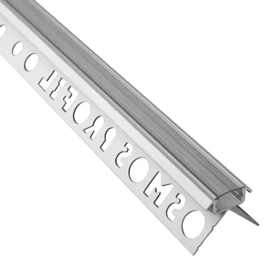 Produktbild von C-T77 LED Alu Fliesenprofil Ecke aussen 10mm silber 2m klar