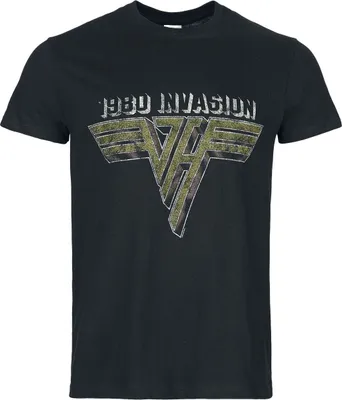 Produktbild von Van Halen T-Shirt Herren Van Halen '80 Invasion schwarz XL