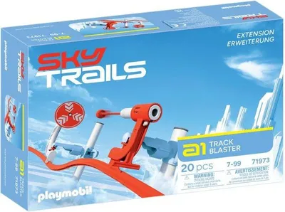 Immagine prodotto di Circuito aereo Sky Trails Track Blaster, set di azione, 20 pezzi, dai 7 anni in su