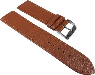 Produktbild von Minott Ersatzband Uhrenarmband Leder Band Braun 22mm 19906S