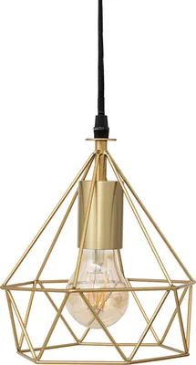 Zdjęcie produktu dla Lampa wisząca IDA geometryczna, złota, Ø 17 cm