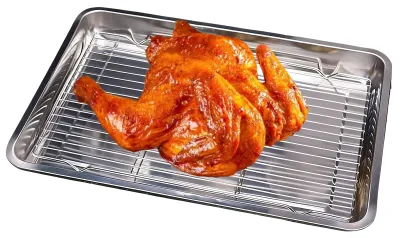 Imagen del producto de Plancha de acero inoxidable con rejilla de enfriamiento
