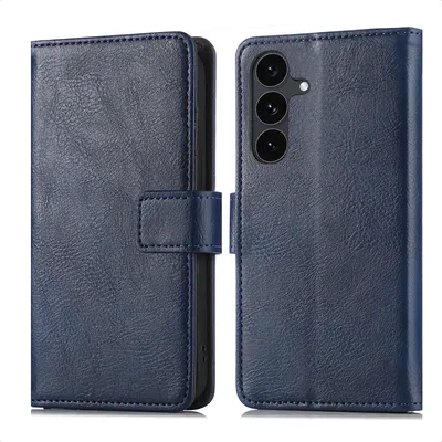 Image de imoshion Étui de protection en cuir pour Samsung Galaxy S26 FE - Bleu foncé