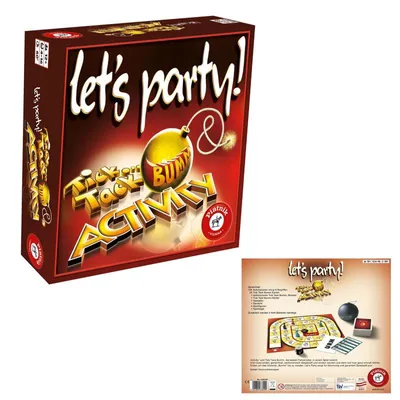 Produktbild von Piatnik 6382 Activity Lets Party & Tick Tack Bumm Spiel Brettspiel Ratespiel Set