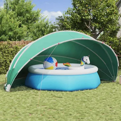 Produktbild von Runde Poolabdeckung für Aufstellpools – Poolkuppel in Blau, 546 x 516 x 250 cm