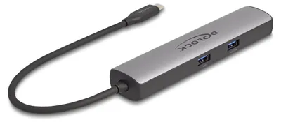 Image de Delock - Dockingstation - USB-C 3,2 Gen 2 / Thunderbolt 3 / Thunderbolt 4 - HDMI - 2,5GbE (87865)