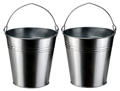 Produktbild von 2 Stück verzinkte Stahleimer 10 Liter