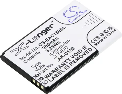 Produktbild von TECHTEK Akku Kompatibel mit [Emporia] Telme C150, Telme C151, Telme T200 Ersetzt AK-C150