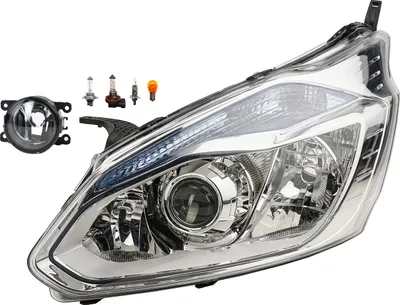 Immagine prodotto di Johns, fari adatti per Ford Transit Custom 12 04/12-12/17 H7 H15 L +fog+light. 1801818 1778053 1779186 1783376 1811479 1866470 BK2113D153BD B