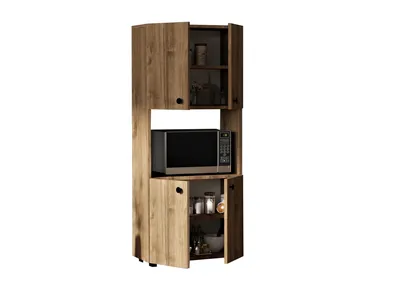 Zdjęcie produktu dla Skye Decor, Efe - Walnut, szafki kuchenne, orzech, 60 x 140 x 31,4 cm