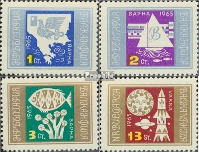 Produktbild von Briefmarken Bulgarien 1965 Mi 1550-1553 (kompl.Ausg.) postfrisch BriefmarkenausstellungBALKANFILA