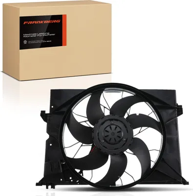 Obrázok produktu pre Frankberg 1x ventilátor chladenia motora s rámom ventilátora chladiča Mercedes-Benz S-Class Coupe W221 C216