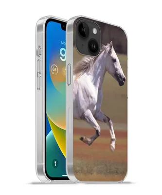 Produktbild von MuchoWow® Handyhülle Schutzhülle Hülle für Apple iPhone 14 Plus - Soft case Pferd - Licht - Gras Silikon Softcase Handy Hülle - Abbildung