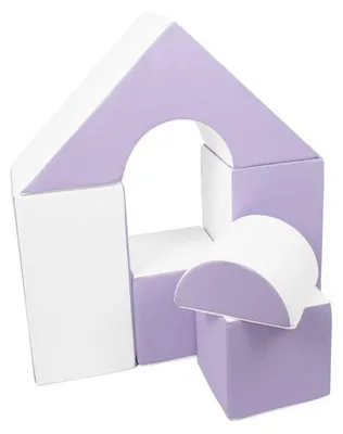 Image de Velinda Petit Château - Lot de 11 blocs mousse lilas